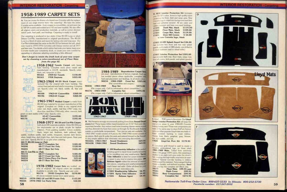【d1479】(商品カタログ) 1988年 CORVETTE Supplies by Mid America_画像6