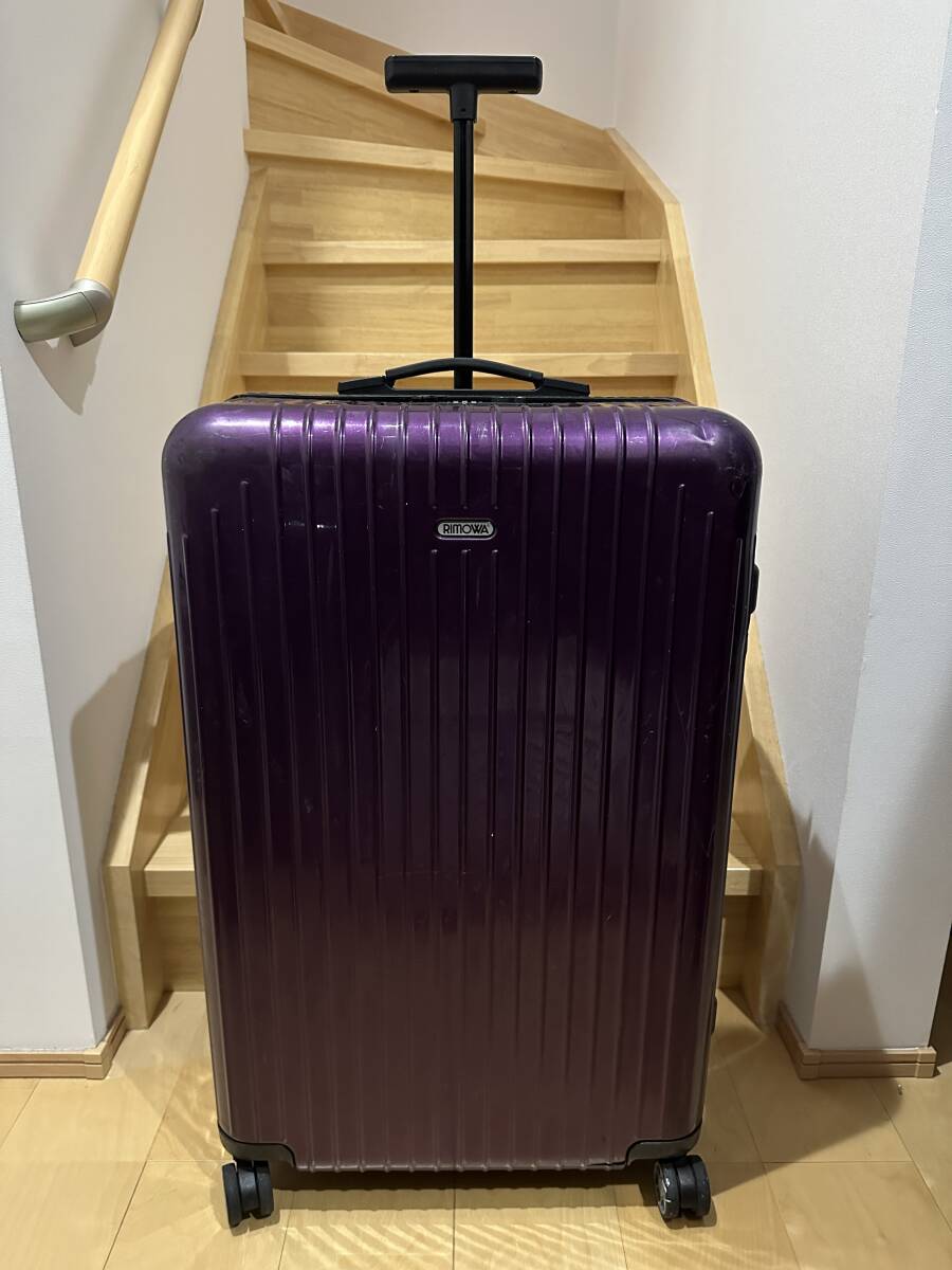 RIMOWA SALSA AIR Rimowa salsa air purple purple color suitcase Carry case multi wheel 4 wheel 70L