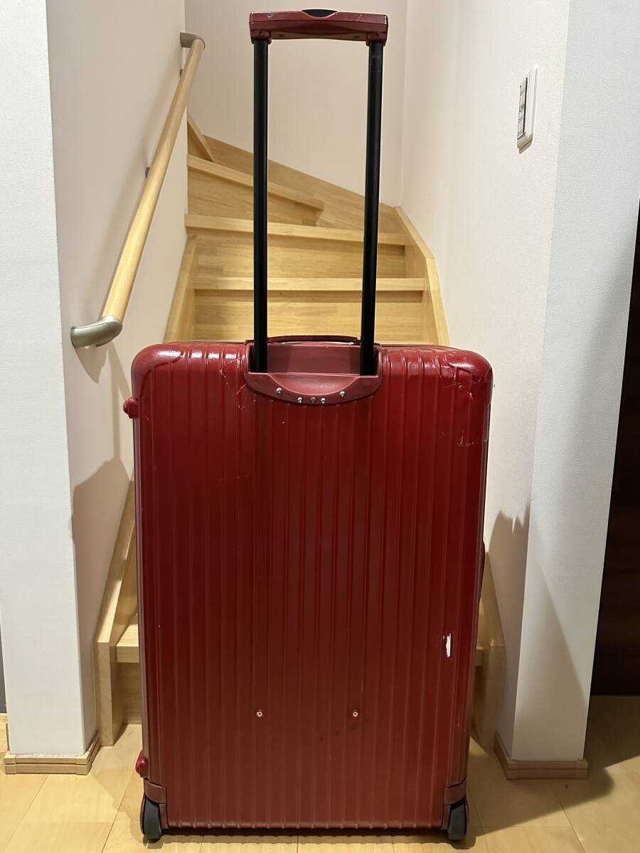 RIMOWA SALSA リモワ サルサ レッド 赤色 スーツケース キャリーケース 2輪 104L 855.77の画像2