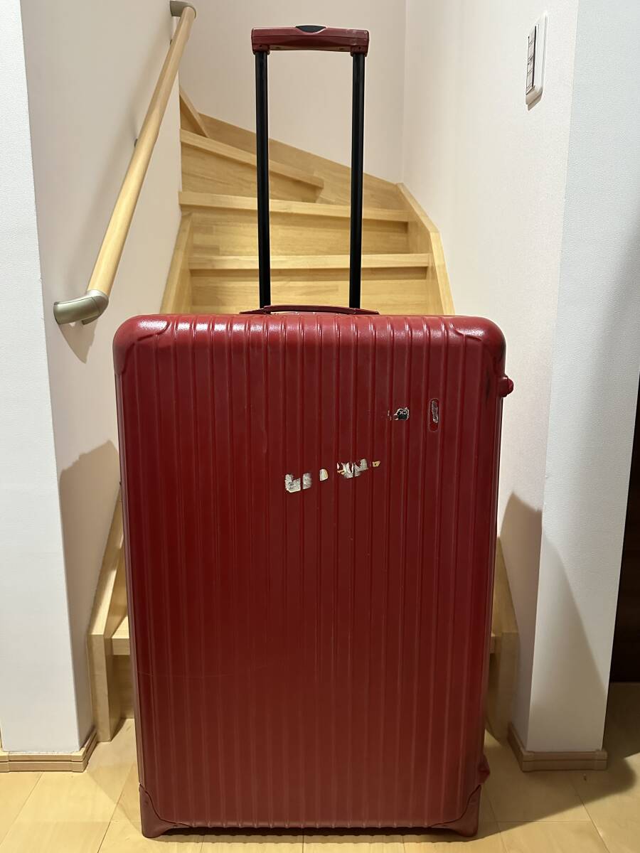 RIMOWA SALSA リモワ サルサ レッド 赤色 スーツケース キャリーケース 2輪 104L 855.77の画像1