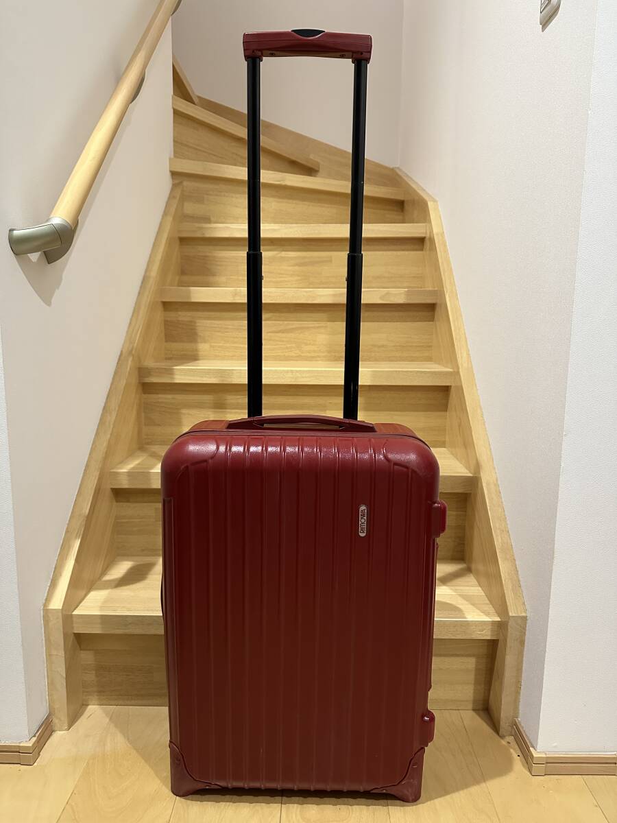 RIMOWA SALSA リモワ サルサ 赤 機内持ち込みサイズ 855.52_画像1