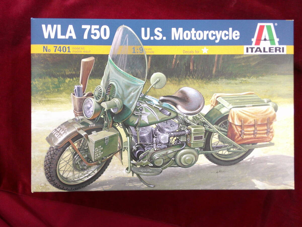 ita rely 1/9 U.S. motorcycle WLA750 Harley Davidson 7401 new goods unopened not yet constructed 