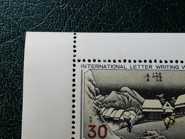 0303Y04 日本切手 国際文通週間 1960 蒲原 シート ※詳細は写真参照の画像6