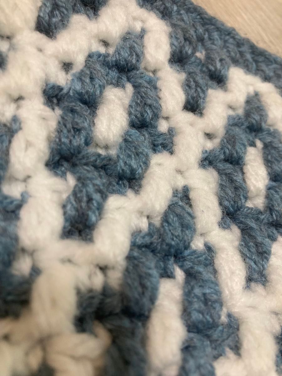 ハンドメイド ブックカバー 単行本カバー 手編み かぎ針編み 毛糸