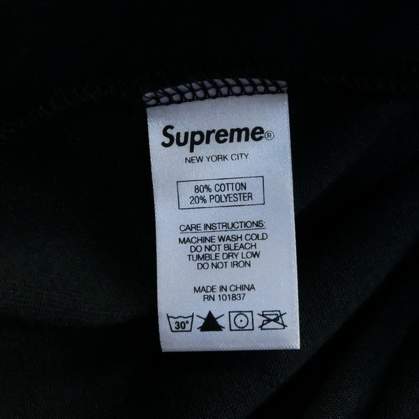 新品 未使用 国内正規品 ◆ Supreme 18ss Velour Warm Up Short（Size：M、Color：Black）◆_画像6