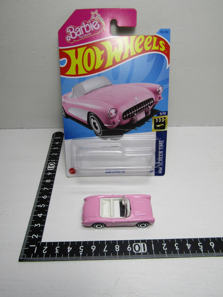 1956 CORVETTE Barbie 開封美品 SCREEN TIME バービー コルベットピンク コルベット マテル クリエーションズ _画像8