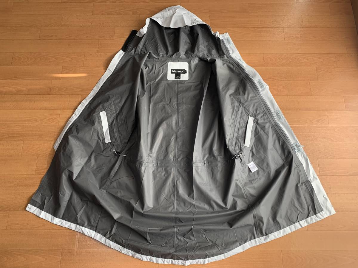 美品Marmot×BEAMSマーモットビームス別注GORE-TEX Shower Mods coatモッズコートCOMODOゴアテックスアウトドア防水M-51 Parkaレインウェア_画像5