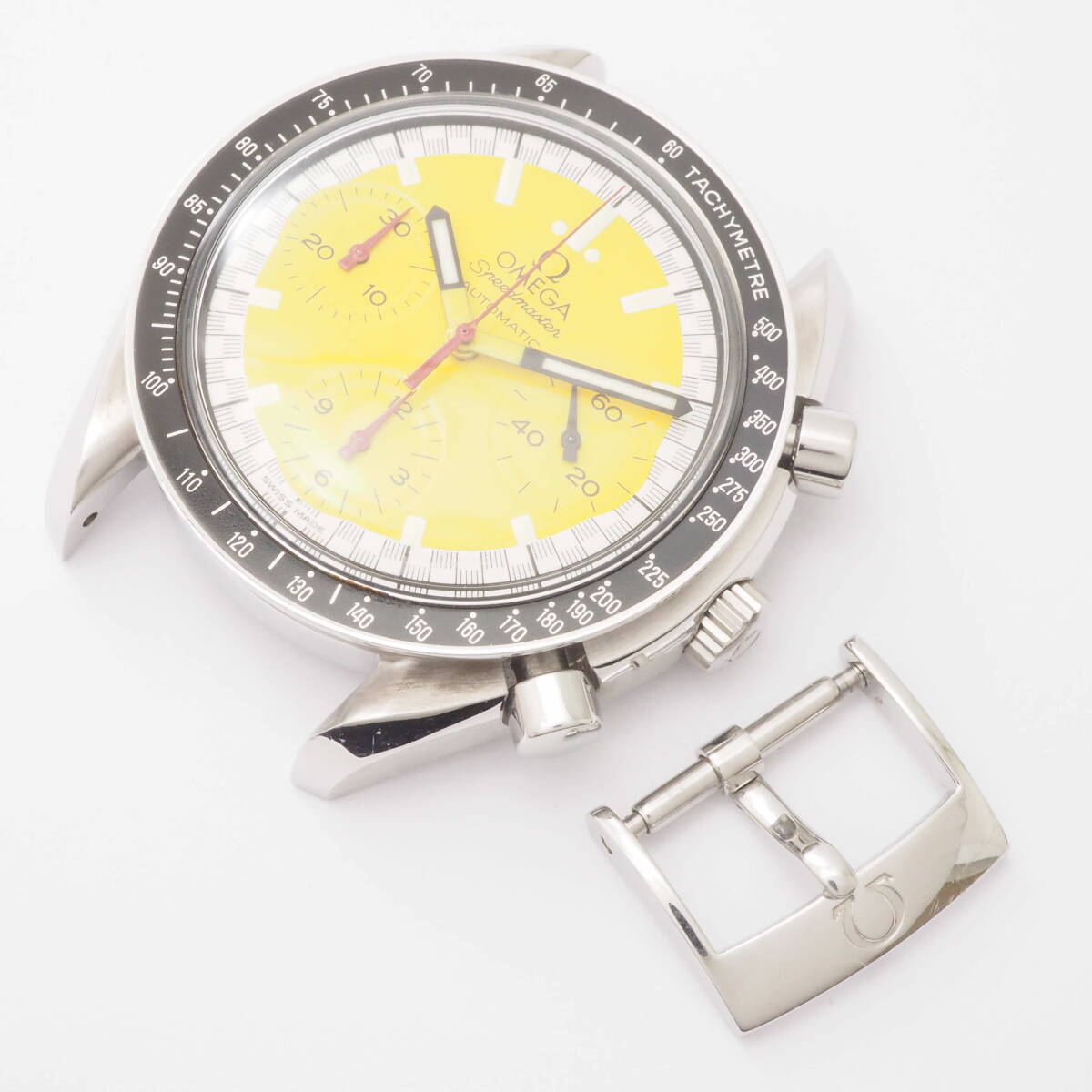 オメガ スピードマスター レーシング シューマッハ Ref,175.0032.1 Cal,1143 OMEGA Speedmaster 自動巻 イエロー 男性 本体[56757180-AS3_画像2