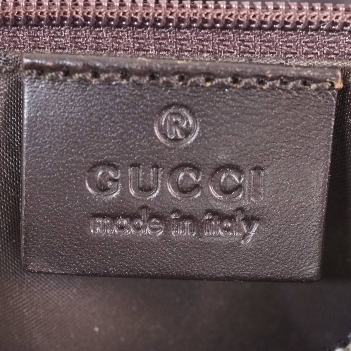 グッチ GUCCI ナイロン×レザー カーキ系 ハンドバッグ ワンショルダーバッグ[001・3386/001998-WQ6_画像8