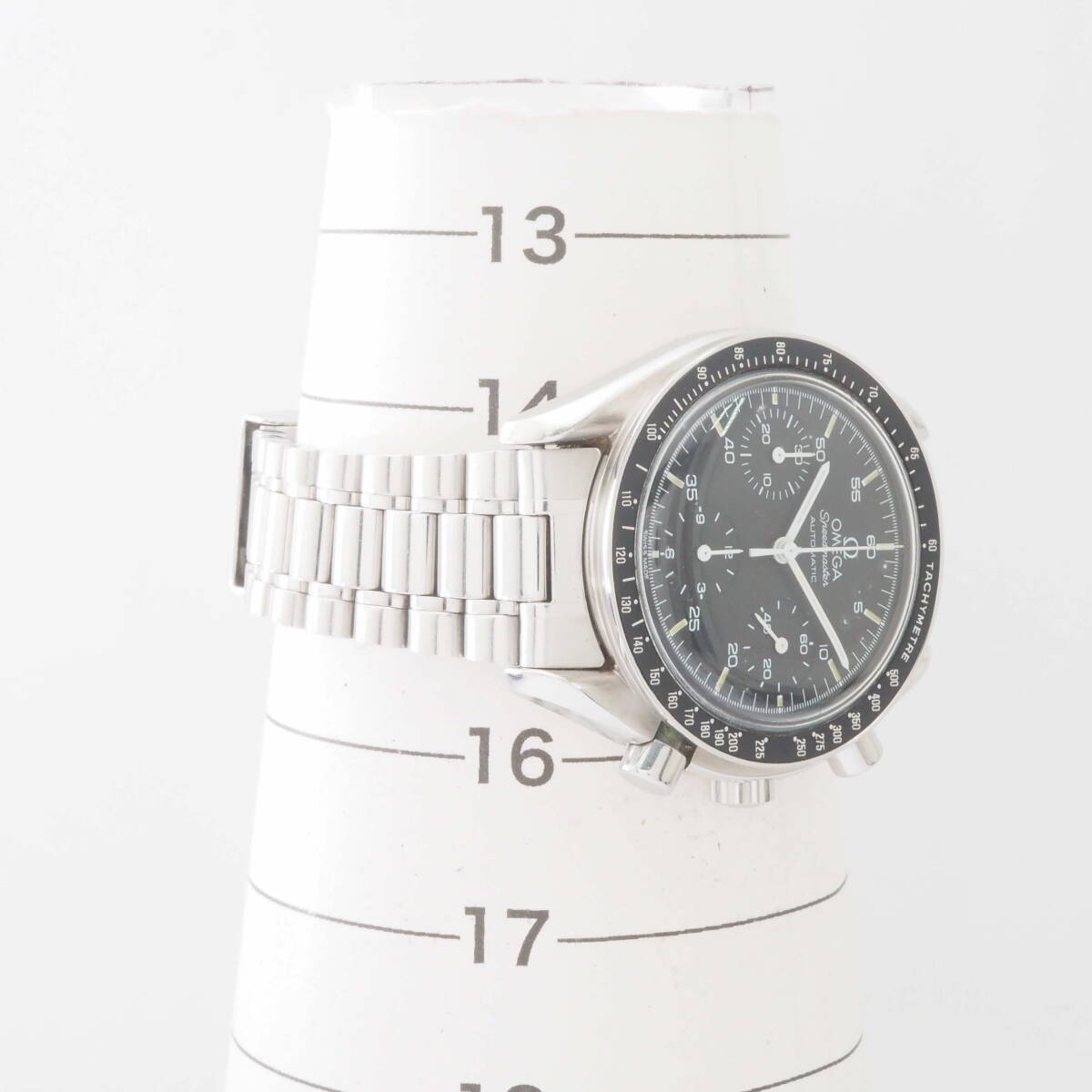 【希少品】オメガ スピードマスターオートマ Ref,175.0032/0033 Cal,1141OMEGA Speedmasterクロノグラフ自動巻 黒 男性+元箱[53813831-ZH4の画像5