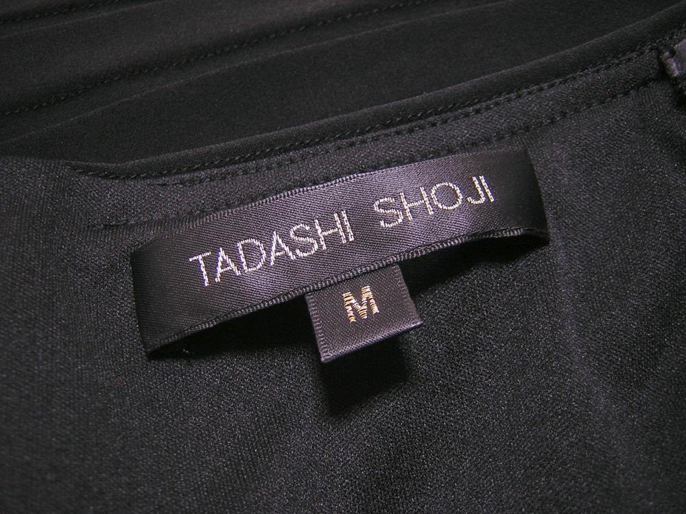 TADASHI SHOJI　タダシ・ショージ　ティアードドレス　ワンピース　ブラック　黒_画像9