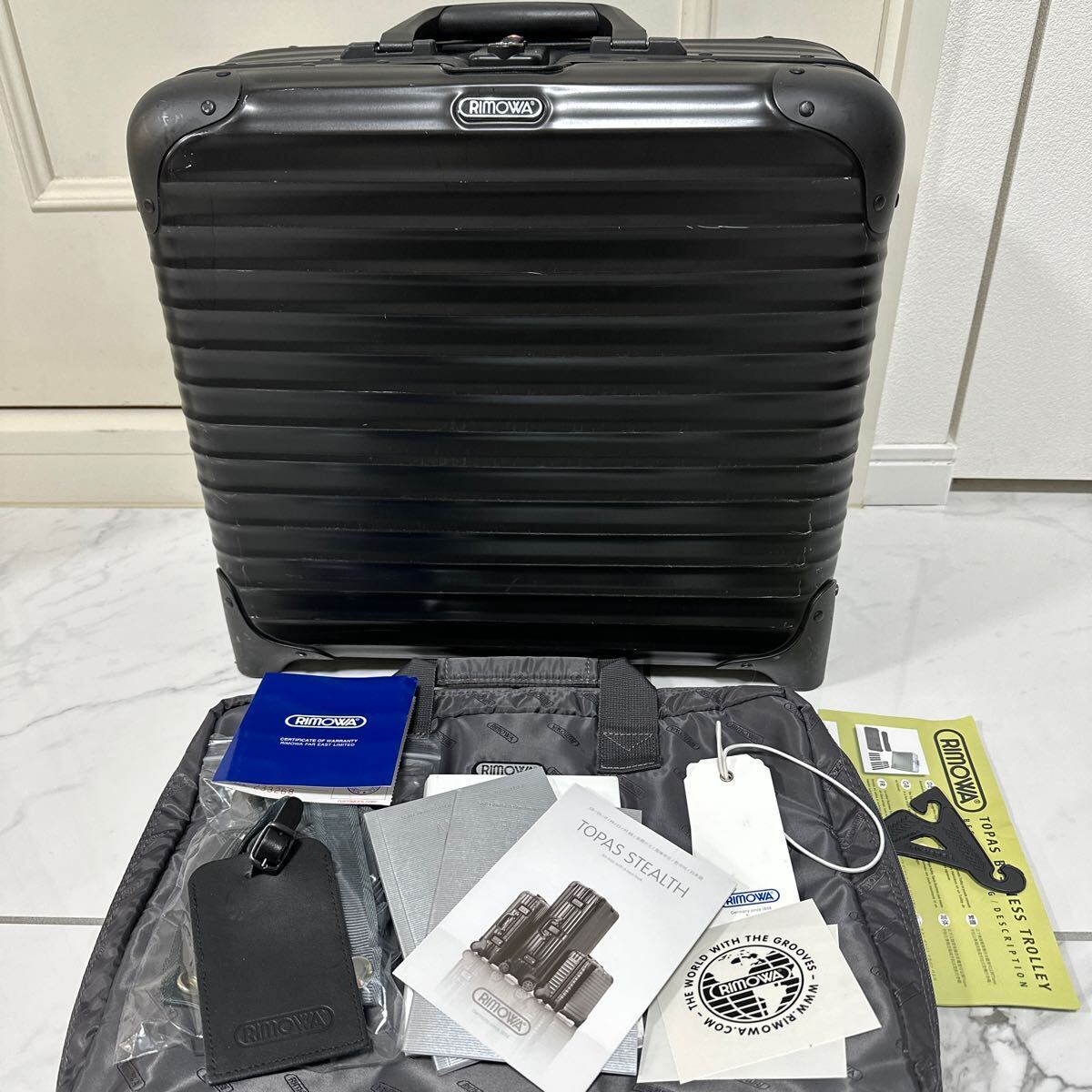 RIMOWA リモワ TOPAS STEALTH トパーズ ステルス ビジネス トロリー 28L 2輪 985.96_画像1