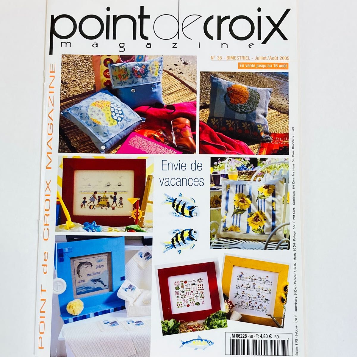 point de croix magazine  38 2005 クロスステッチ 洋書 図案 チャート