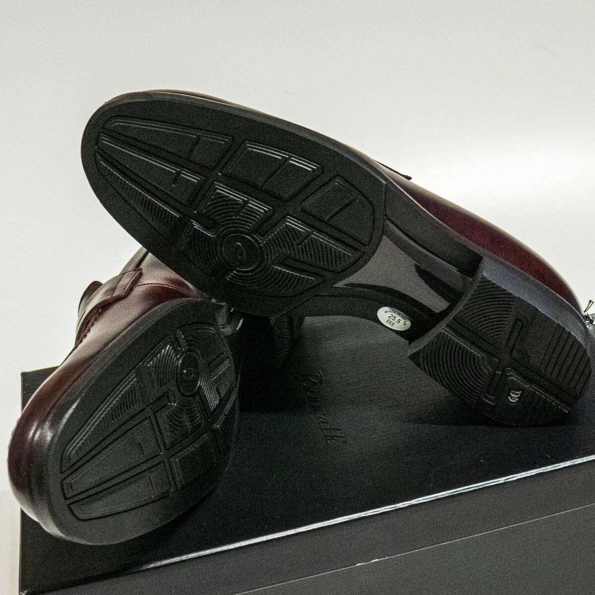 RU22 26.5EEE 新品/送料込 アシックス RUNWALK ビジネスシューズ ローファー 走れる革靴 ランウォーク Asics ブラウン系の画像7