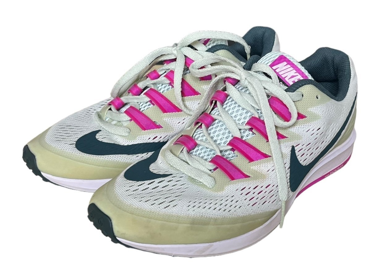 NIKEナイキ ローカットスニーカー ランニングシューズ ZOOMSPEED RIVAL6 880553-005 サイズ 24.5cm レディース 紐ピンク 靴_画像1