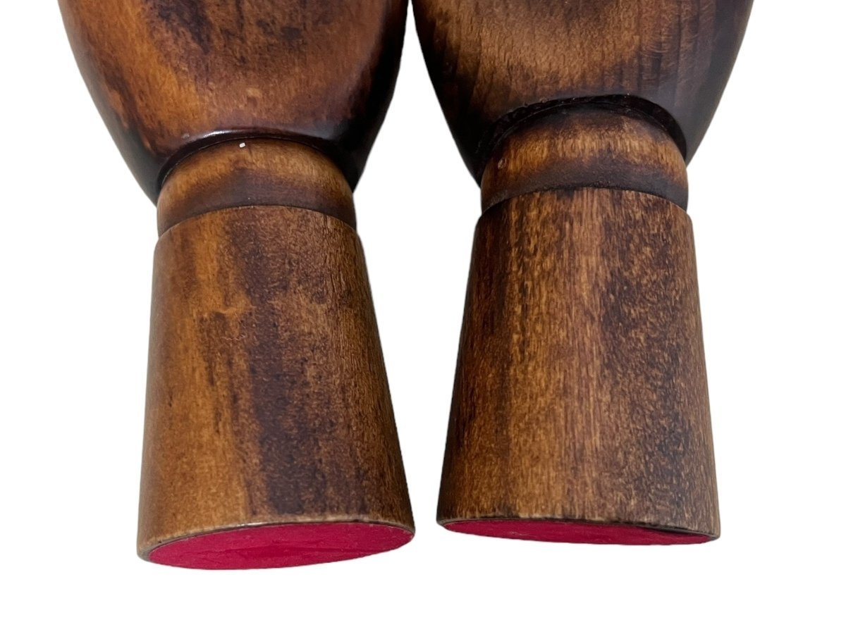 1 スタ ～ 極美品 Croquishand デッサン用 ハンドモデル 両手 間接可動式 木製 ブラウン 本体 模型 ドール ディスプレイ アート用品 手の画像3
