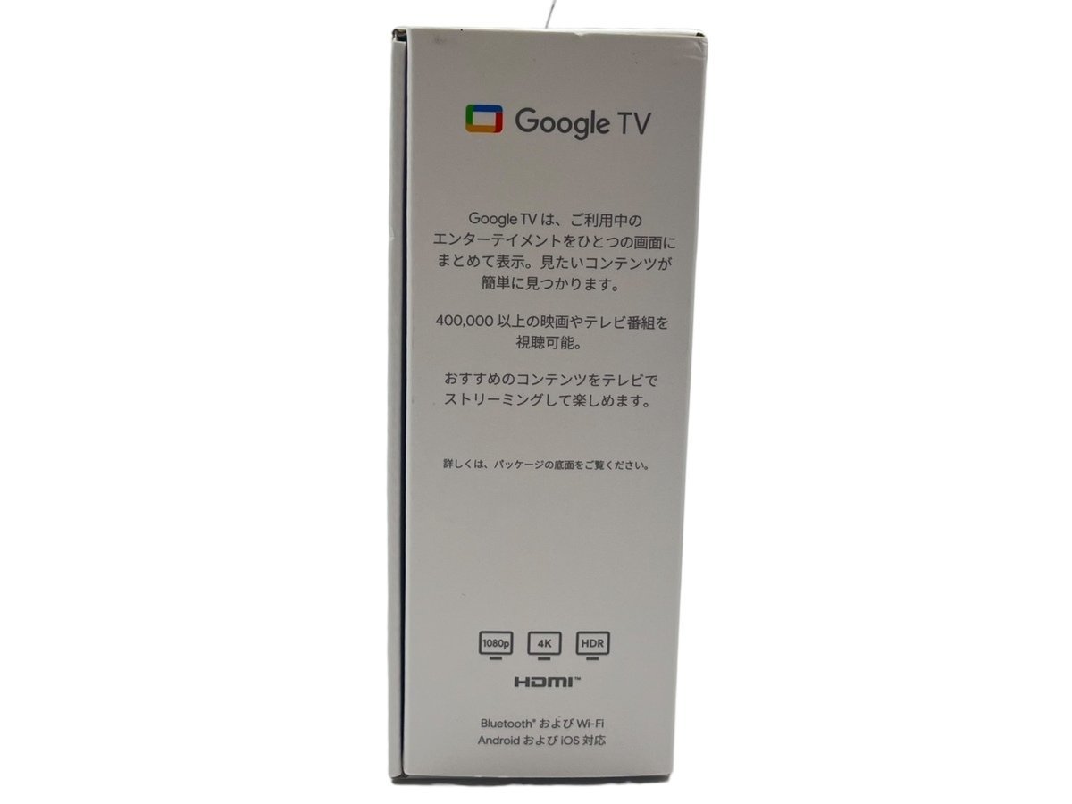 新品 未使用 Google グーグル Chromecast with GoogleTV 4K GA01919-JP ストリーミング端末 本体 クロームキャスト テレビ 配信動画_画像5