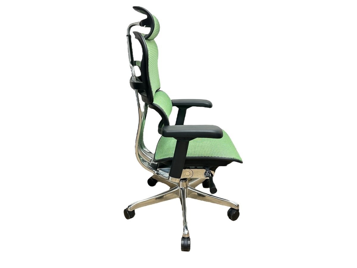 美品 新型 Ergohuman Pro 2 エルゴヒューマン プロ2 ハイタイプ ヘッドレスト付 オフィスチェア EHP2-HAM メッシュ 本体 椅子 店頭引取可の画像5