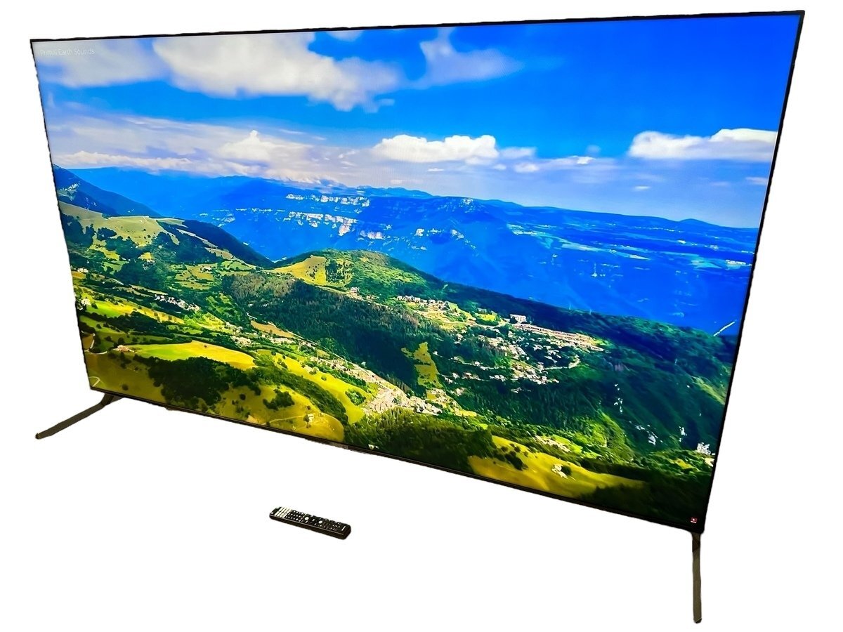 極美品 SONY BRAVIA ソニー ブラビア 4K液晶テレビ XRJ-85X95J 2021年製 TV 生活家電 本体 大画面 大型 85インチ 大迫力 高画質 店頭引取可の画像1