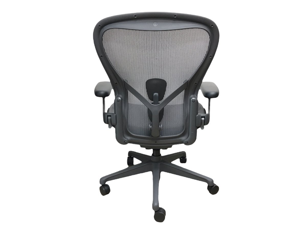 【新品】Herman Miller ハーマンミラー アーロンチェア リマスタード ポスチャーフィット フル装備 グラファイト Bサイズ 本体 直接引取可の画像4