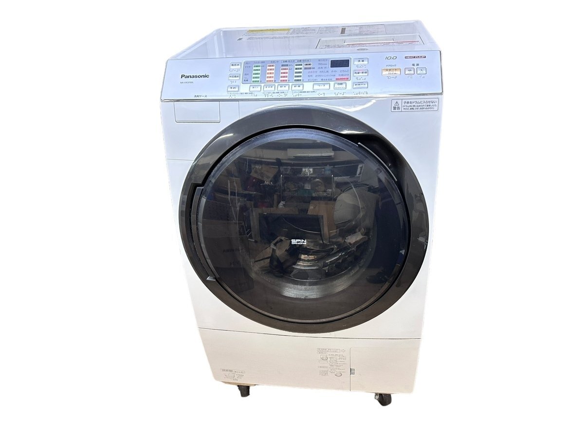 Panasonic パナソニック NA-VX3700L ドラム式電気洗濯乾燥機 左開き 2017年製 本体 洗濯機 10㎏ 6㎏ 生活家電 ななめドラム 店頭引取可_画像3