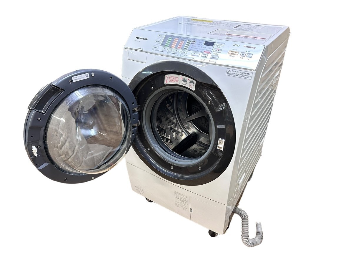Panasonic パナソニック NA-VX3700L ドラム式電気洗濯乾燥機 左開き 2017年製 本体 洗濯機 10㎏ 6㎏ 生活家電 ななめドラム 店頭引取可_画像2