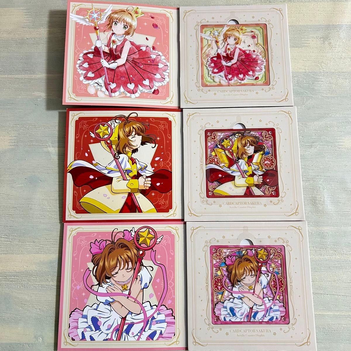 カードキャプターさくら】アクリルコースター フラット カードキャプターさくら】アクリルコースター フラット