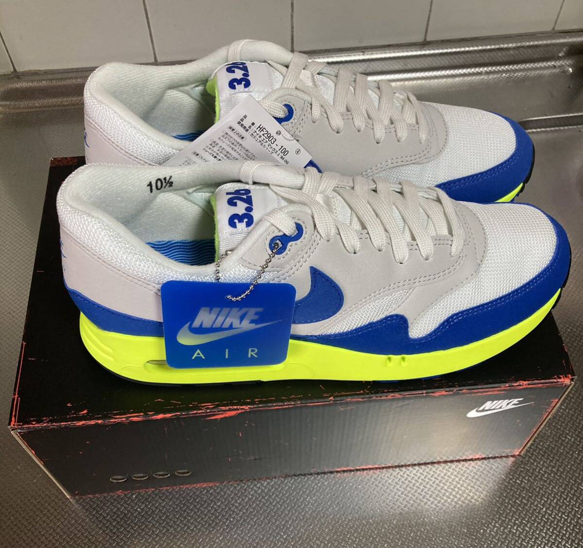 NIKE AIR MAX 1'86 Royal and Volt 28.5_画像1