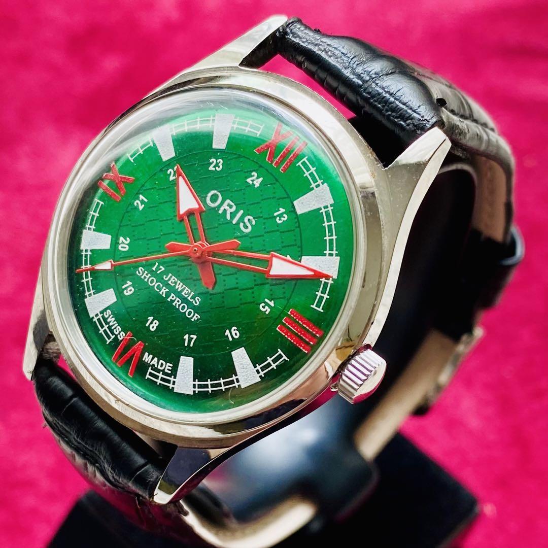 ORIS 手巻き機械式アンティーク腕時計 スイス製70s 17ジュエル ORIS 手巻き機械式アンティーク腕時計 スイス製70s 17ジュエル