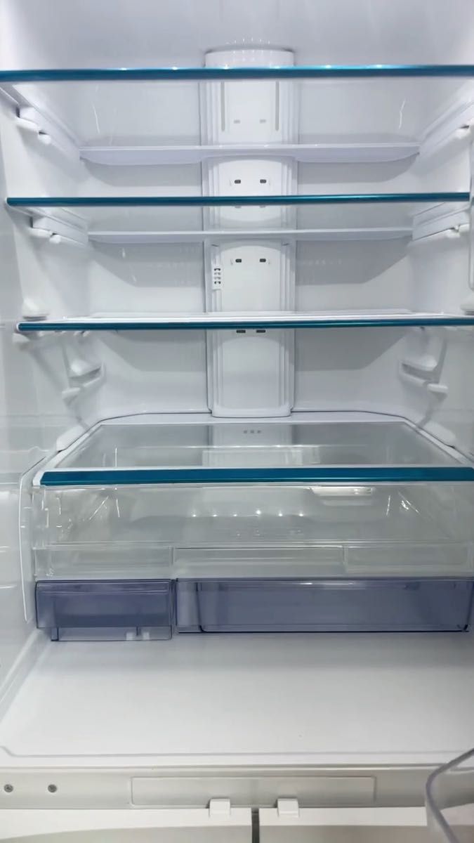 三菱ノンフロン冷凍冷蔵庫　MR-B46E-WH