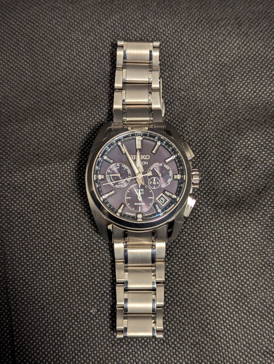 ★極上美品★アストロンSBXC067 チタンモデル セイコー SEIKO 腕時計 GPSソーラーの画像10