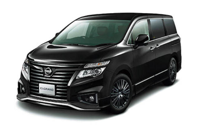 * редкий * хорошая вещь Nissan 52 Elgrand Highway Star средний период более поздней модели, оригинальные передний нижний решётка E52 PE52 PNE52 TE52 черный бампер 