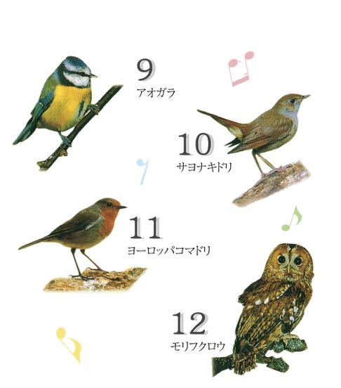 限定１０個展示品　野鳥　電波自動受信 掛け時計 大型 レトロ 壁掛け時計電波自動受信 野鳥の電波時計 安眠機能 日本標準_画像9