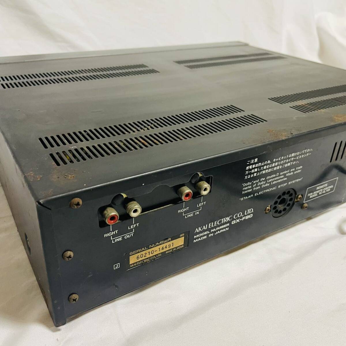 AKAI GX-F90 カセットデッキ アカイ ジャンク 現状品|Yahoo AKAI GX-F90 カセットデッキ アカイ ジャンク 現状品|Yahoo