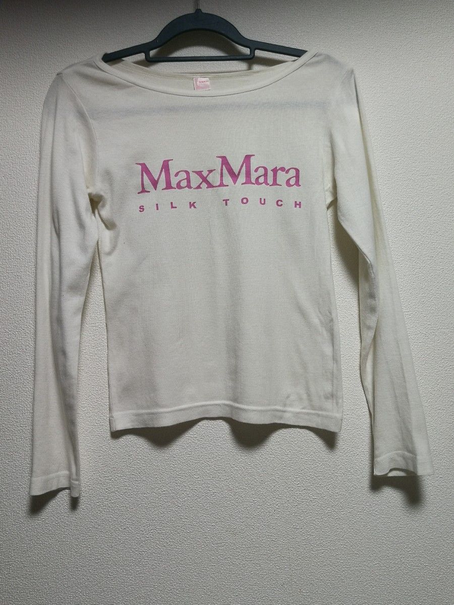 MaxMara マックスマーラ　白色 長袖 Tシャツ