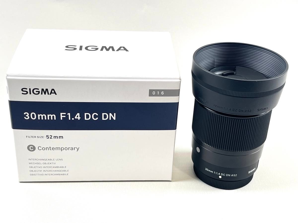 プロテクター付美品 SIGMA 30mm F1.4 DC DN | Contemporary 富士フイルム X シグマ