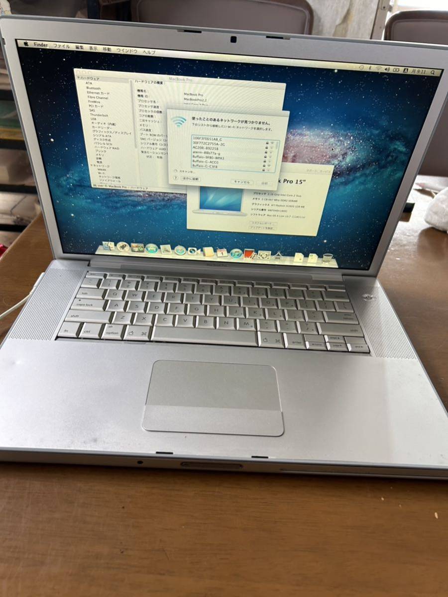 MacBookPro 15.4 DVDドライブ　A1211 動作品　late2006_画像1