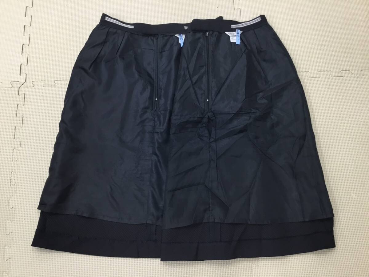 UNI-305D 中古【UNIFORM】オフィスウェア ベスト スカート サイズ アソート 9枚/事務服/OL/受付/制服/秘書/医療事務/演劇/舞台/大きめ_画像7