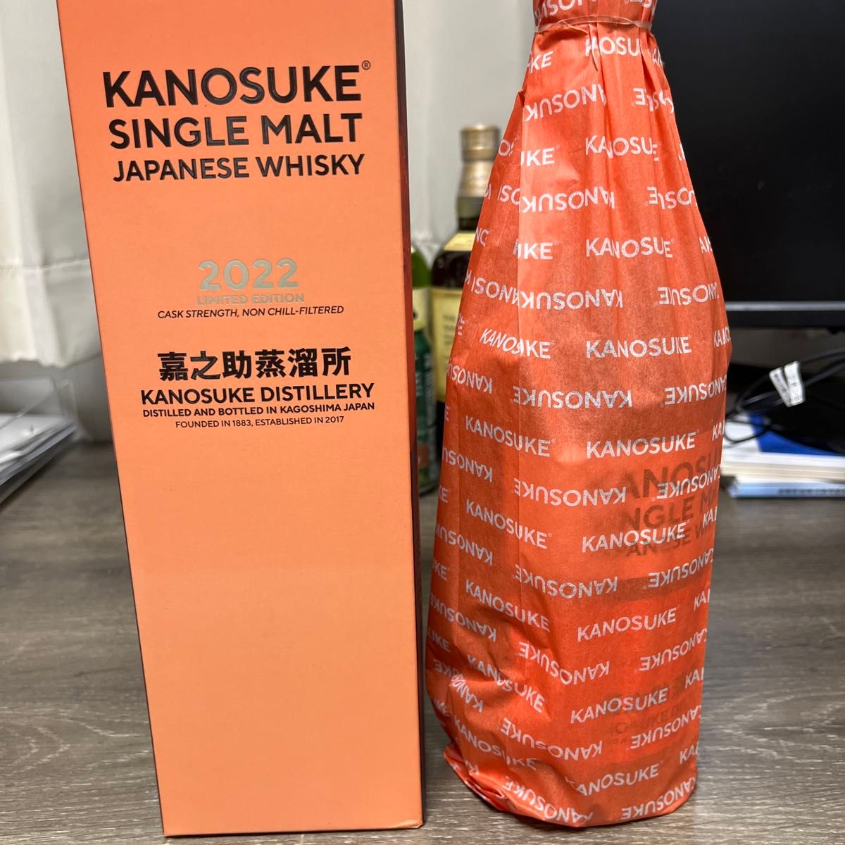 嘉之助 KANOSUKE SINGLE MALT JAPANESE WHISKY 2002 LIMITED EDITIONかのすけ