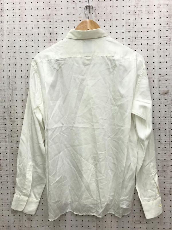 ESTNATION エストネーション メンズ レトロ ラグジュアリー モード 白シャツ 長袖ドレスシャツ Lサイズ 白_画像5