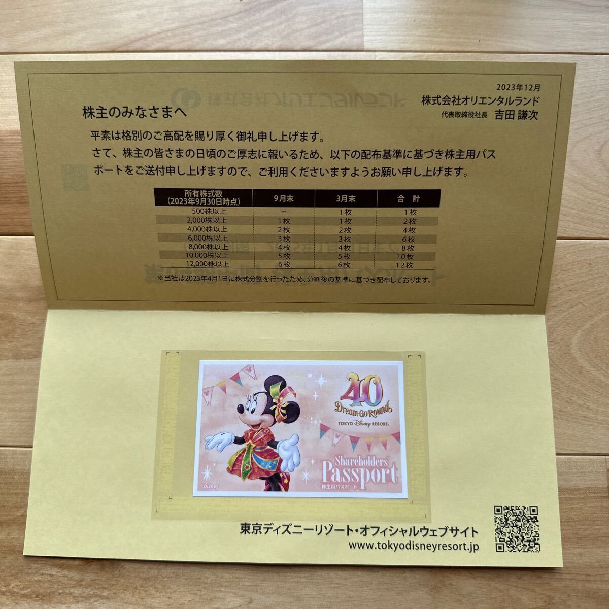 Акционер Tokyo Disney Resort Special Passport 1 Piece