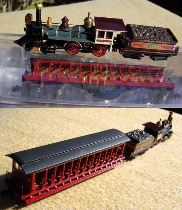 旧型蒸気機関車と客車■Nゲージ_画像2