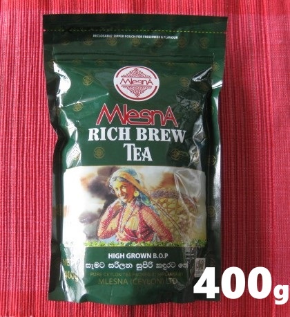 MlesnA*ムレスナ紅茶 セイロンティ RICHBREW TEA 400g スリランカ産の画像1