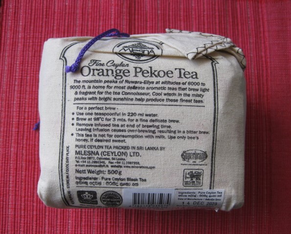 MlesnA＊ムレスナ紅茶 オレンジペコーティ 大容量 500g巾着袋入り♪セイロンティ スリランカ産 Orange Pekoe tea 未開封