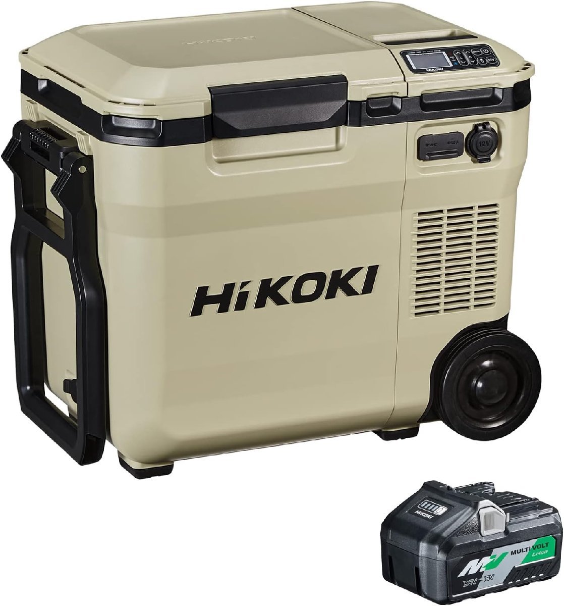HiKOKI ハイコーキ 14.4/18V コードレス18L冷温庫 冷蔵庫 コンプレッサ -18℃~60℃ 冷蔵冷凍/冷蔵保温同時可 UL18DC(WMB) 電池付き 保証有の画像1