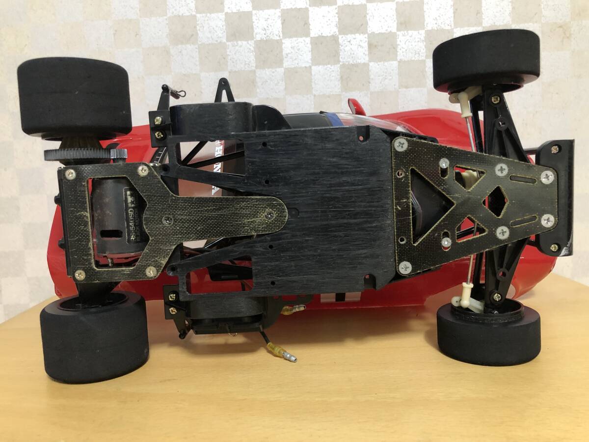 タミヤ 1/10 電動RC ホンダ NSX Cカー シャーシ 組立て完成品 当時物 希少品の画像10