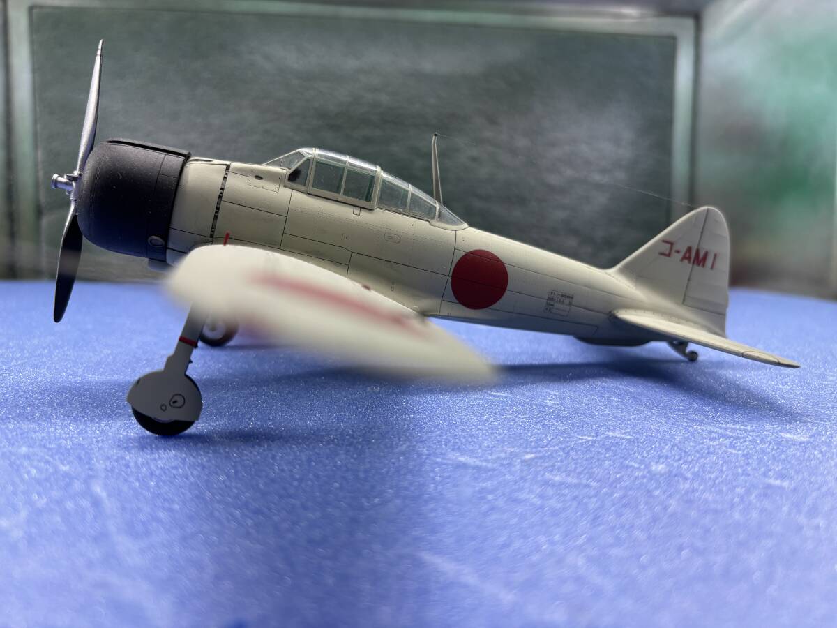 ハセガワ 1/48 三菱 A6M1 十二試艦上戦闘機 試作1号機　プラモデル完成品_画像5