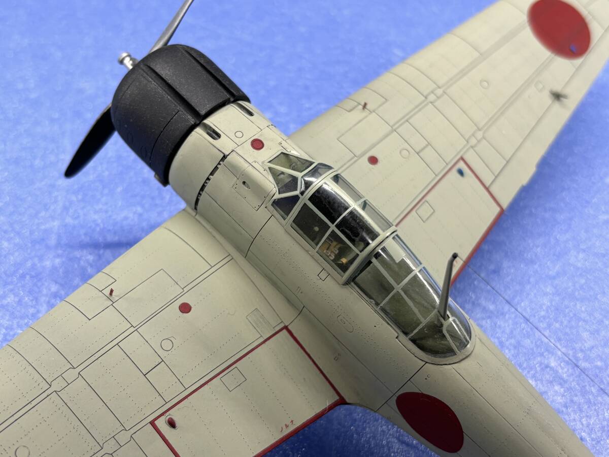 ハセガワ 1/48 三菱 A6M1 十二試艦上戦闘機 試作1号機　プラモデル完成品_画像8