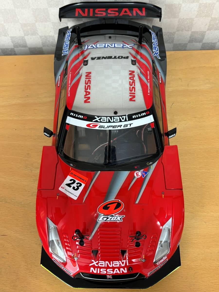 タミヤ 1/10RC ザナヴィ ニスモ GT-R R35 スーパーGT500 （TA05 ver.Ⅱ改シャーシ） 完成品の画像3