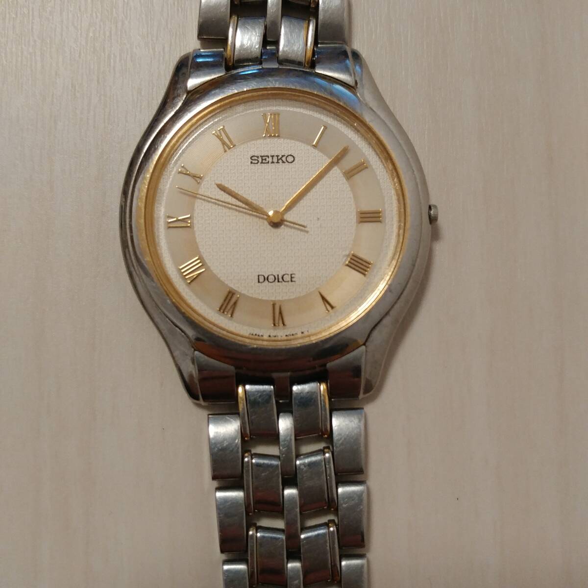 SEIKO DOLCE Seiko Dolce 8J41-6030 combination quartz present condition 